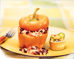 Stuffed pepper.